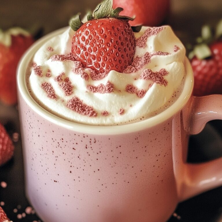 Strawberry Hot Chocolate Recipe