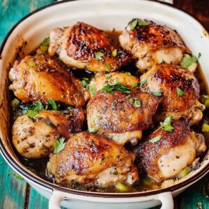 Tender Slow Cooker Chicken Thighs Recipe