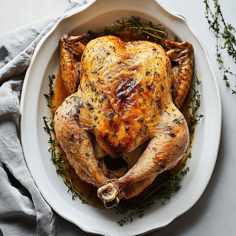 Whole Roasted Chicken Recipe