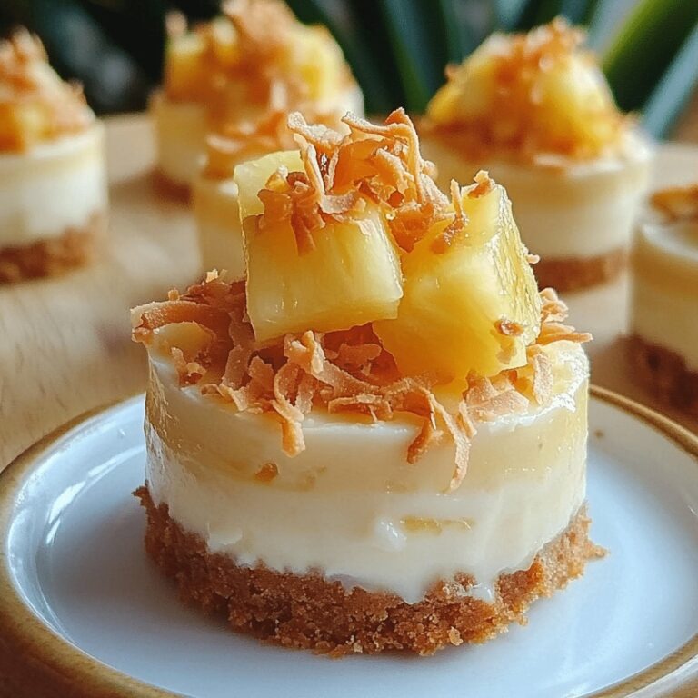 Mini Pineapple Condensed Coconut Milk Cheesecakes Recipe
