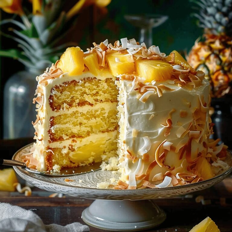 Pineapple Coconut Dream Cake Recipe
