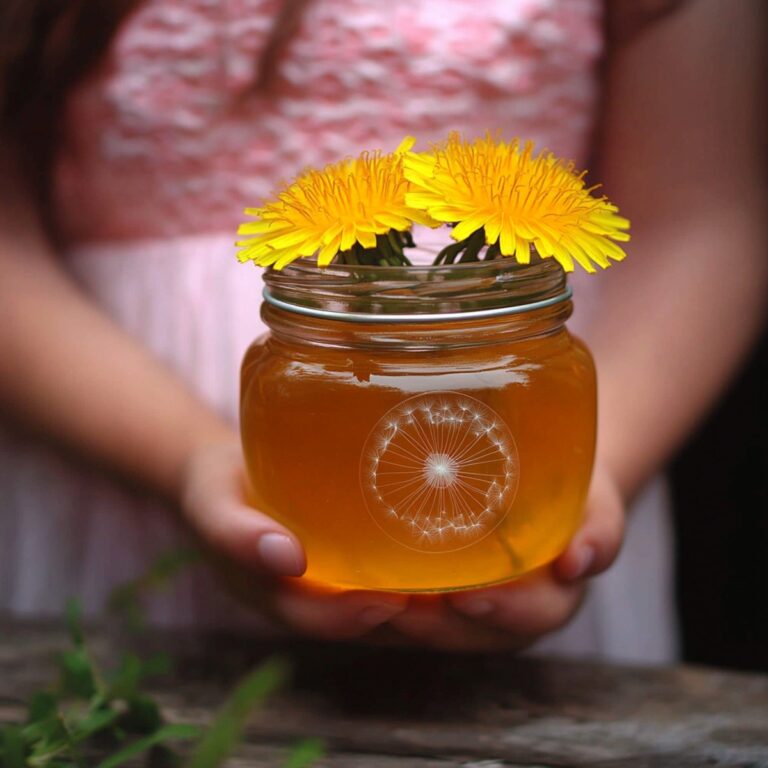 Golden Dandelion Honey Recipe