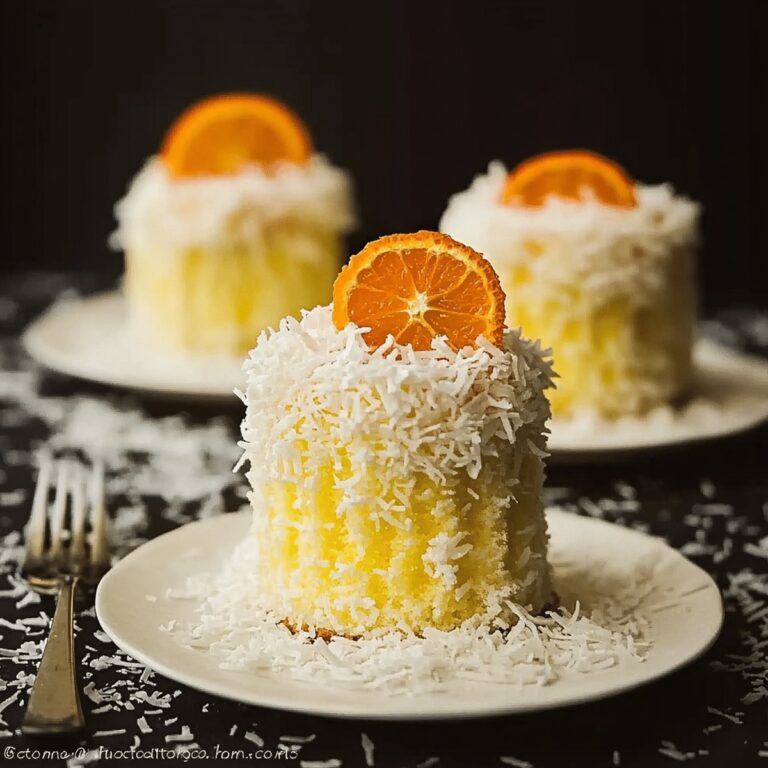 Coconut Orange Mini Cakes Recipe