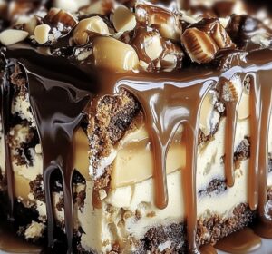 Decadent Turtle Caramel Cake Recipe