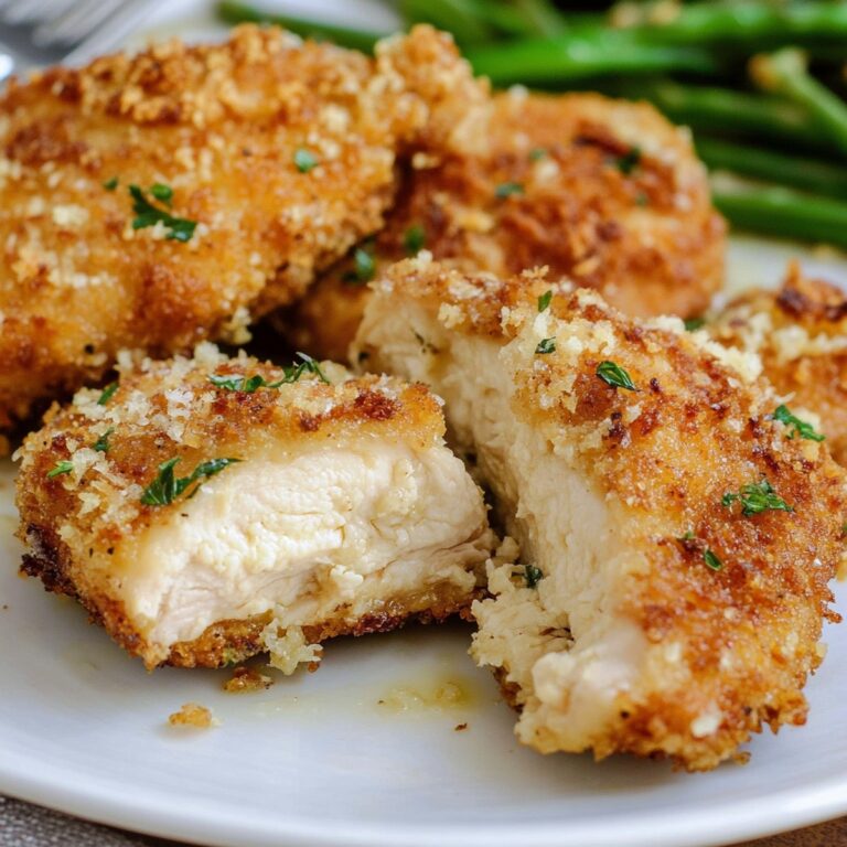 Crispy Air Fryer Parmesan Crusted Chicken Recipe