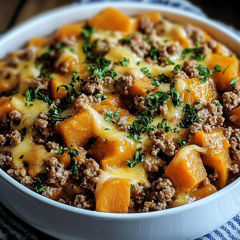 Hearty Ground Turkey Sweet Potato Casserole Recipe