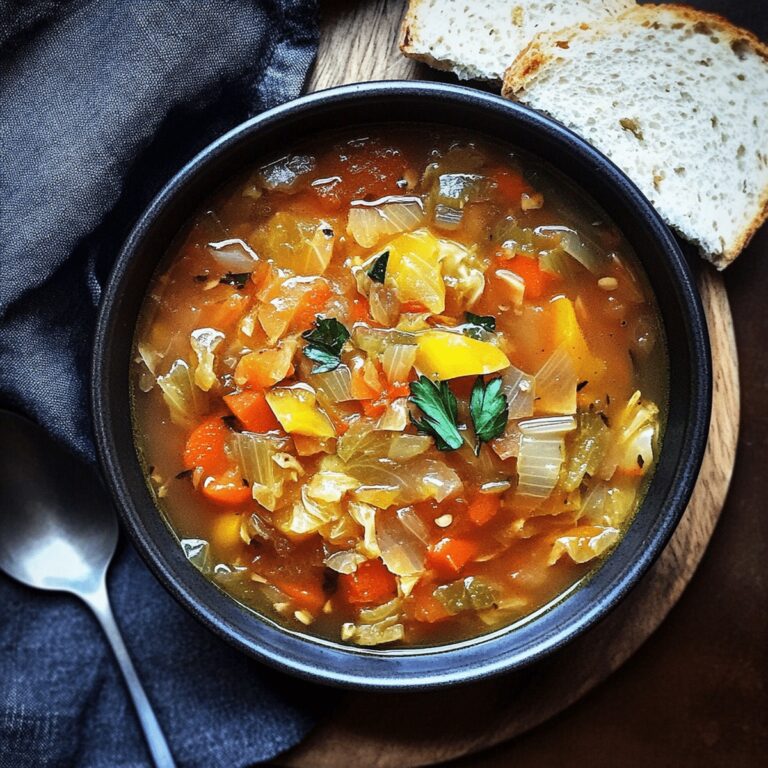 Hearty Veggie-Packed Cabbage Soup Recipe