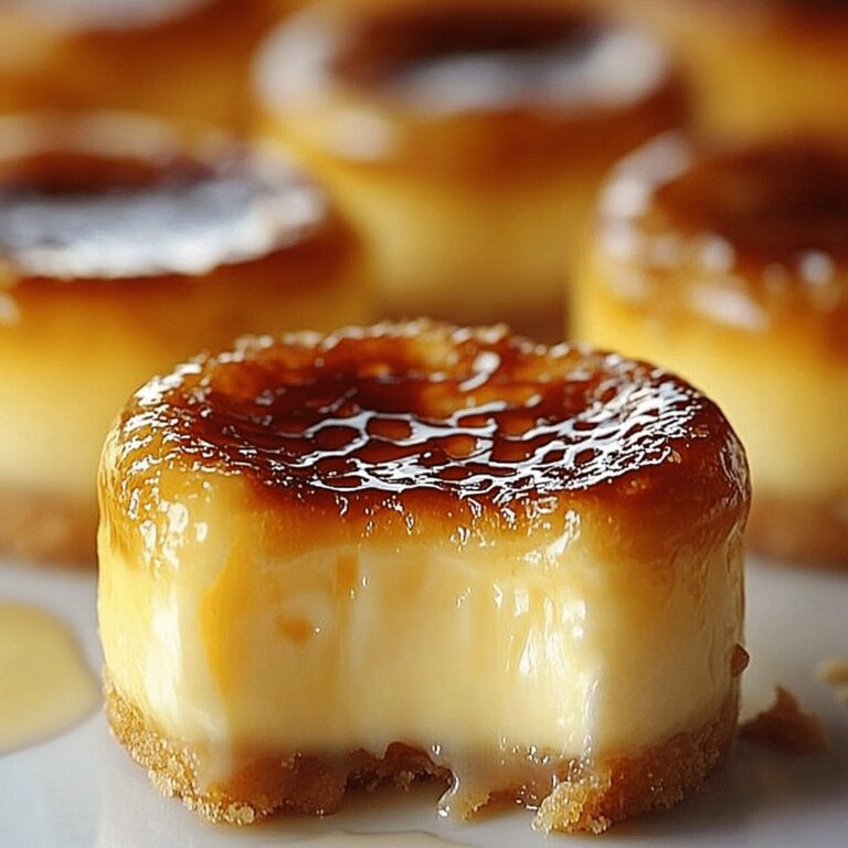 Mini Creme Brulee Cheesecakes Recipe
