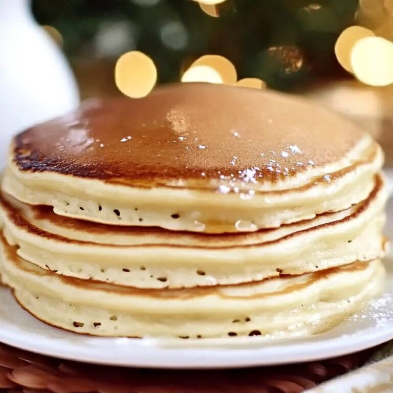 Festive Eggnog Pancakes Recipe