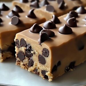 Dreamy Chocolate-Dipped Cookie Dough Bars Recipe