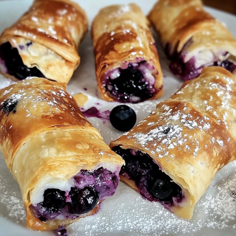 Crispy Air Fryer Blueberry Chimichangas Recipe