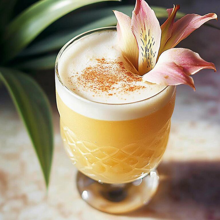 Smooth Pineapple Mezcal Sour Recipe