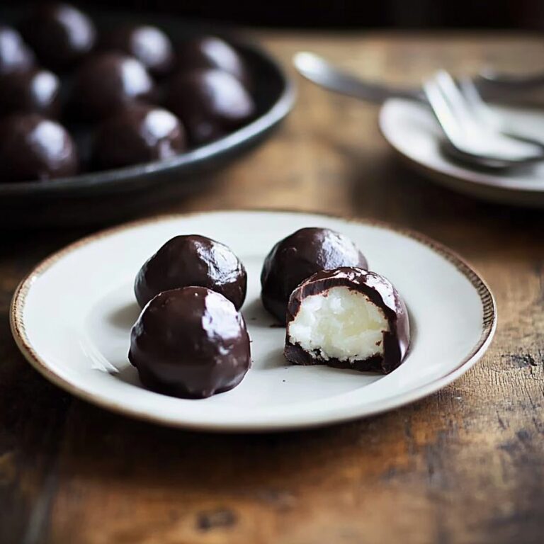 Sinful Dark Chocolate Coconut Bites Recipe
