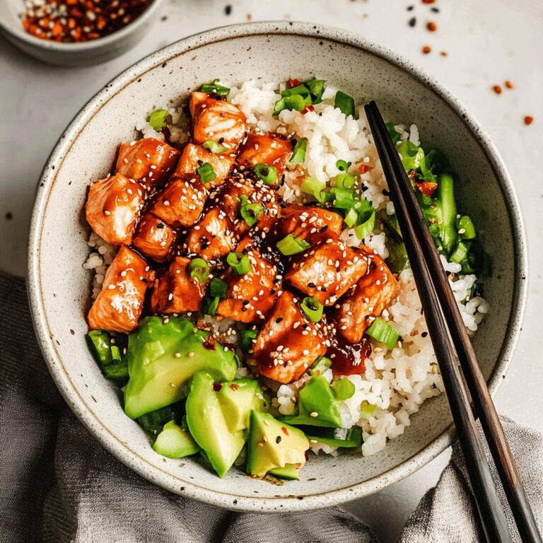 Honey Sriracha Salmon Bowls Recipe