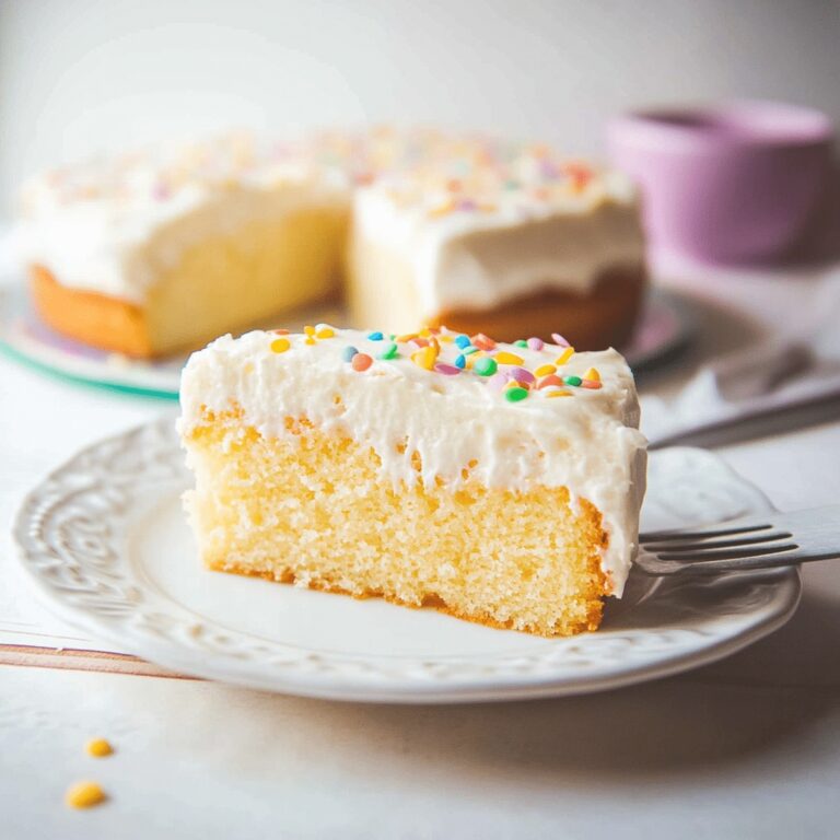 Easy Vanilla Cake Recipe