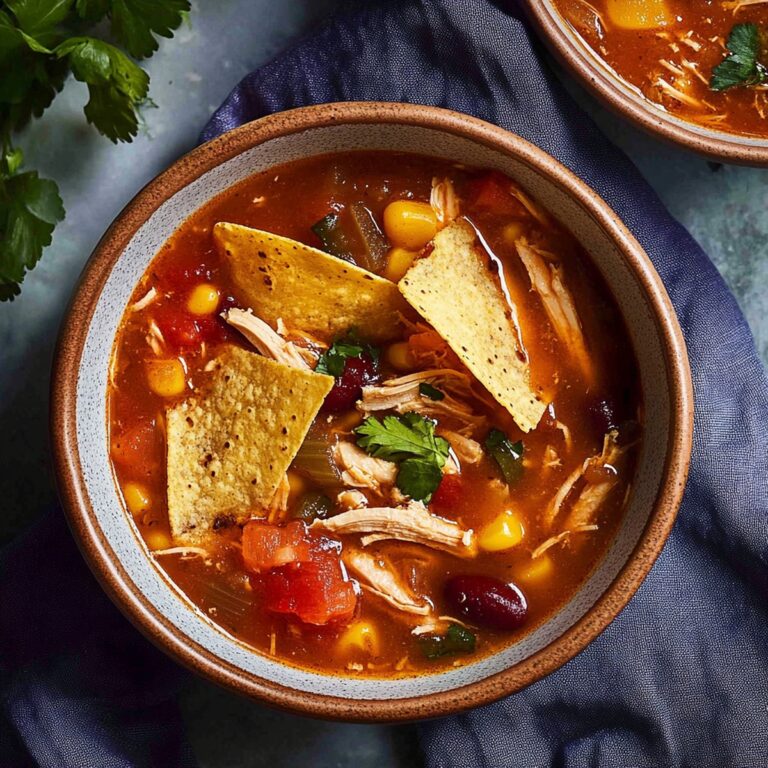 Hearty Slow Cooker Chicken Tortilla Soup Recipe