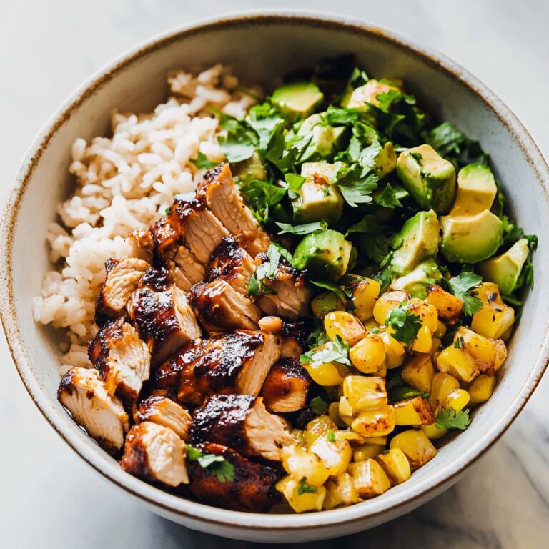 Spicy Honey Chipotle Chicken Rice Bowls Recipe