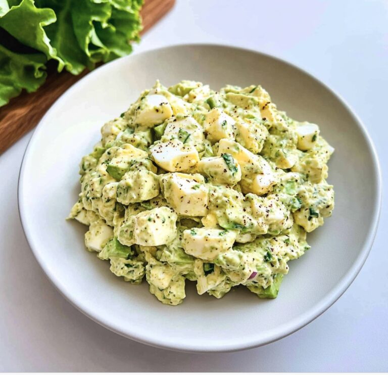 Creamy Keto Avocado Egg Salad Recipe