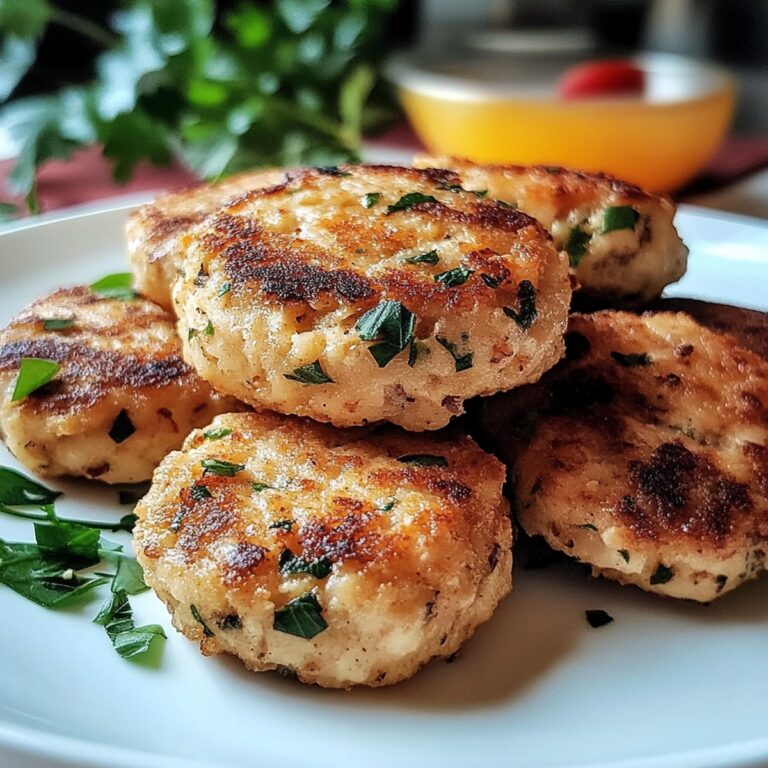 Juicy Mediterranean Chicken Patties Recipe