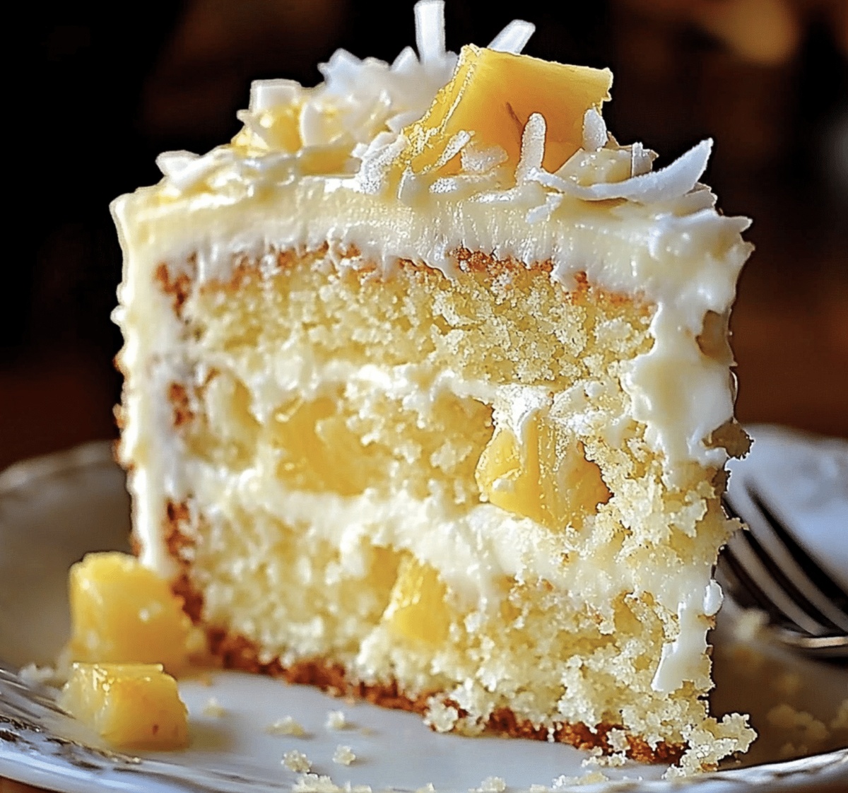 Hawaiian Pineapple Coconut Dream Cake Recipe