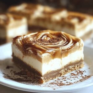 Coffee Caramel Cheesecake Bars Recipe