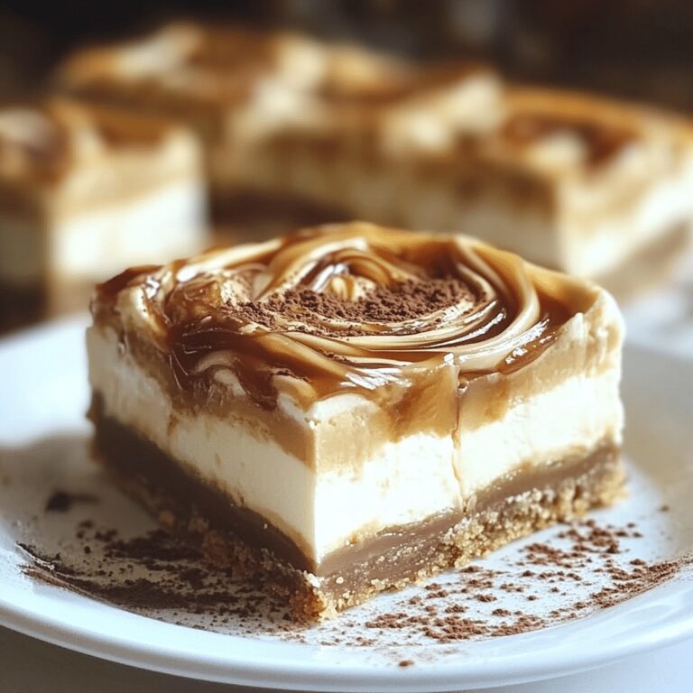 Coffee Caramel Cheesecake Bars Recipe