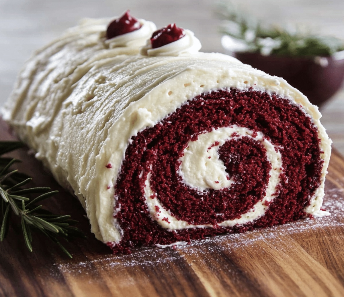 Red Velvet Cake Roll Recipe