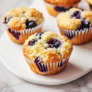 Fluffy Blueberry Muffins Recipe