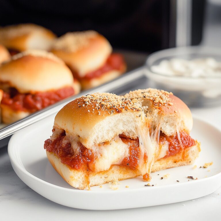 Cheesy Pizza Sliders Recipe