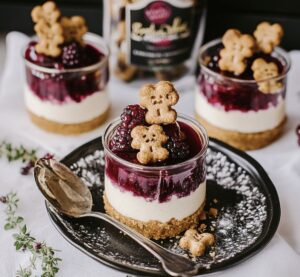 No-Bake White Chocolate Cheesecakes With Mulled Wine Fruit Recipe