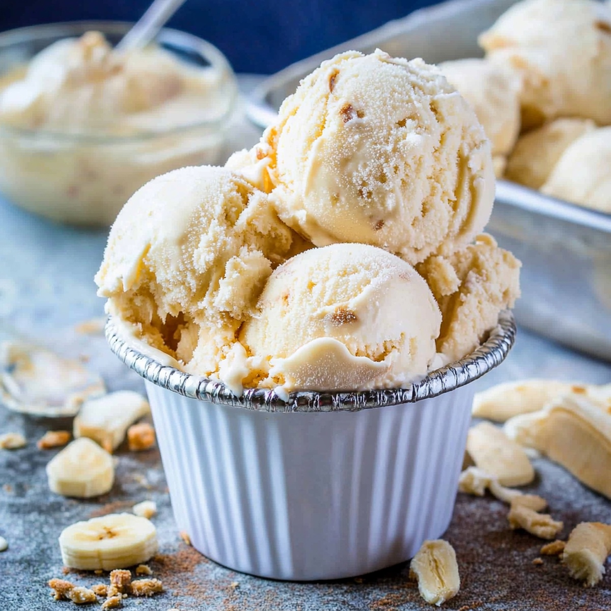 Creamy Banana Ice Cream Recipe