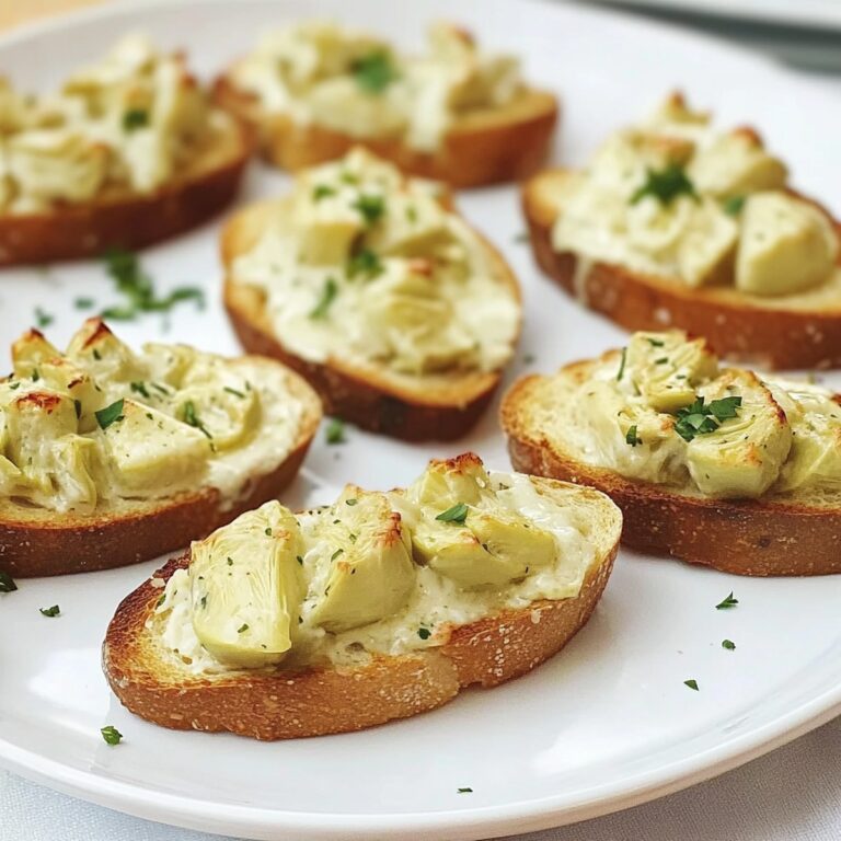 Crispy Artichoke Bruschetta Recipe