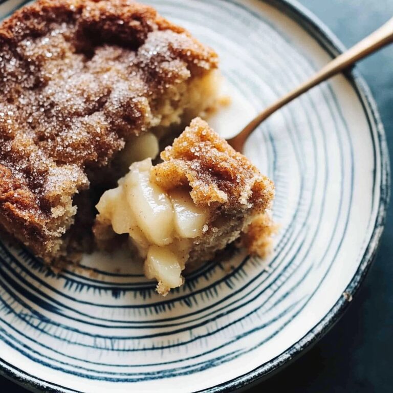 Moist Cinnamon Sugar Apple Cake Recipe
