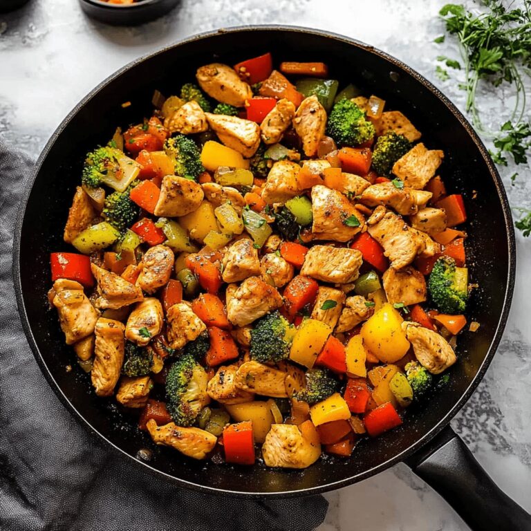 Chicken And Vegetables Skillet Recipe