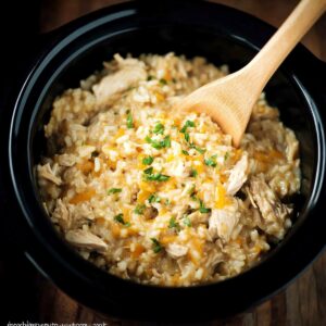 Hearty Crock Pot Chicken And Rice Recipe
