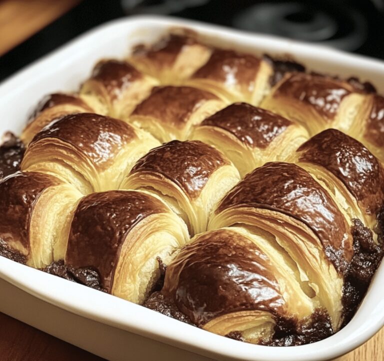 Chocolate Croissant Breakfast Bake Recipe