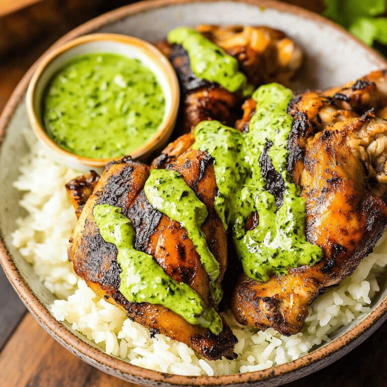 Peruvian Chicken With Green Sauce Recipe
