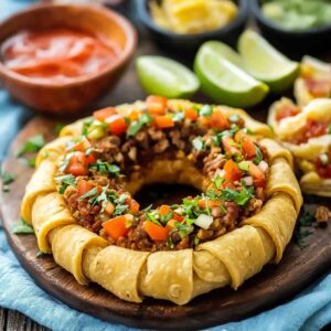 Cheesy Taco Ring Recipe