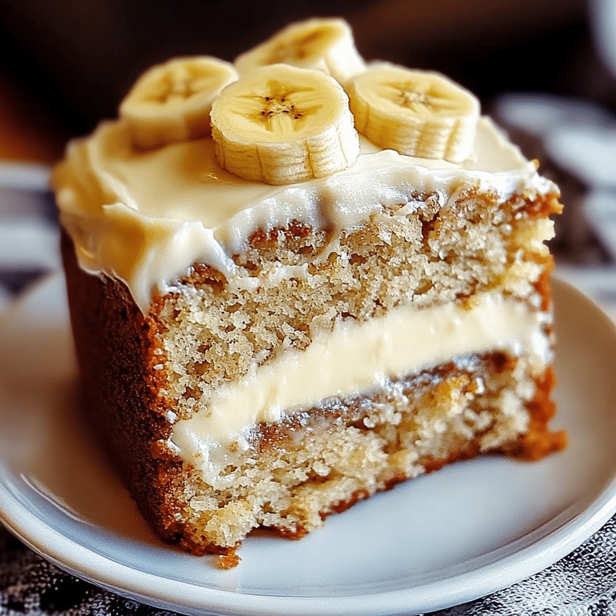 Banana Bread Cake With Cream Cheese Frosting Recipe