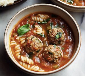 Hearty Italian Meatball Soup Recipe