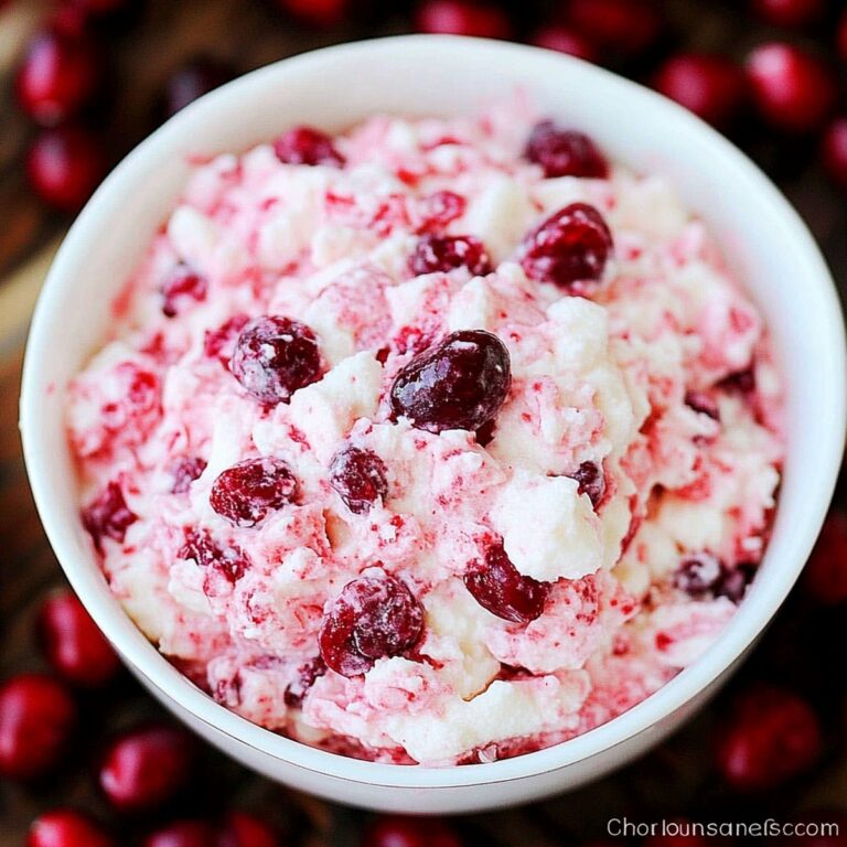 Festive Cranberry Fluff Salad Recipe