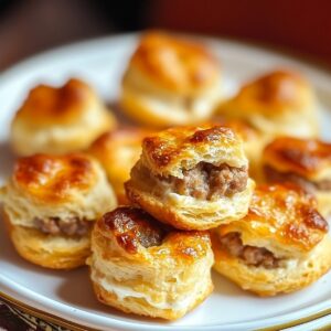 Savory Sausage & Cream Cheese Biscuit Bites Recipe