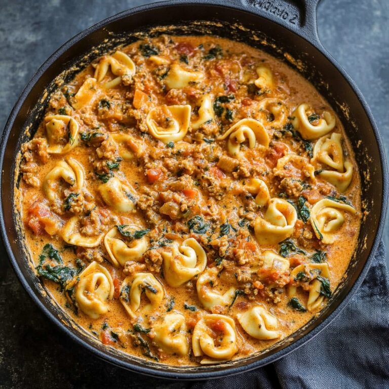 Hearty Spinach Tomato Tortellini Recipe