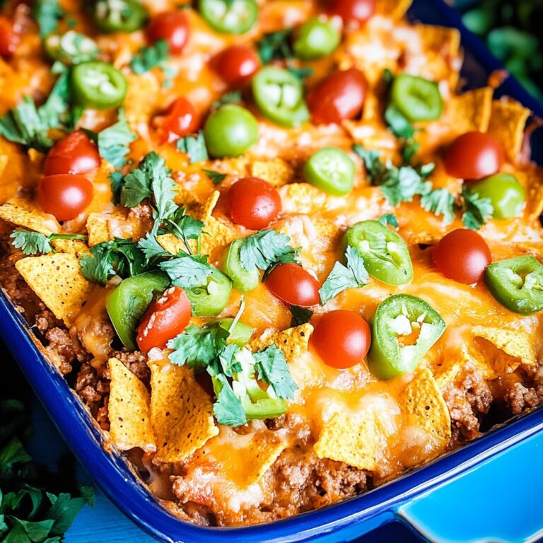 Cheesy Ground Beef Doritos Casserole Recipe