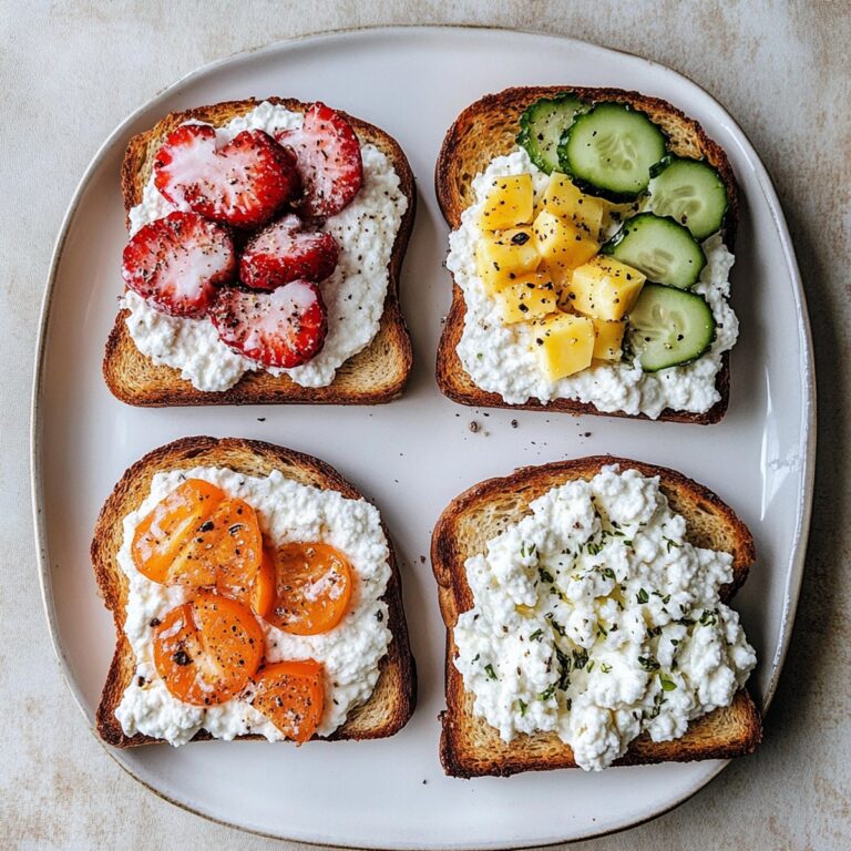 Crispy Cottage Cheese Breakfast Toast Recipe