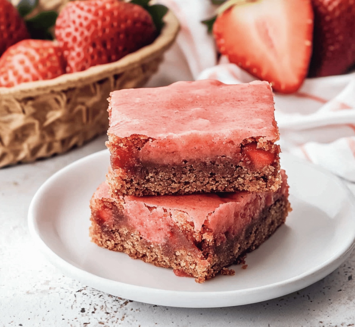 Strawberry Brownies Recipe