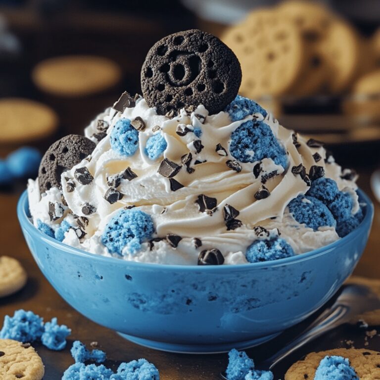 Cookie Monster Fluff Recipe