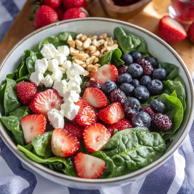 Fresh Strawberry Spinach Salad Recipe