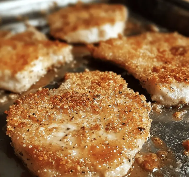 Parmesan Crusted Pork Chops Recipe