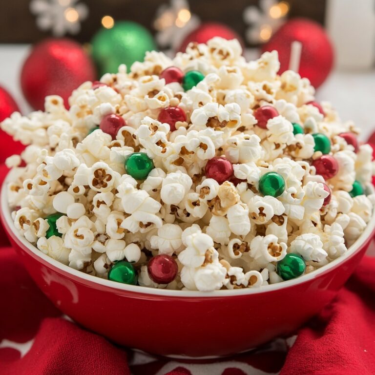 Crunchy Santa Crunch Popcorn Recipe
